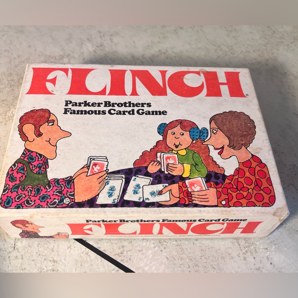 FLINCH Groovy Card Game Vintage 1976 Complete